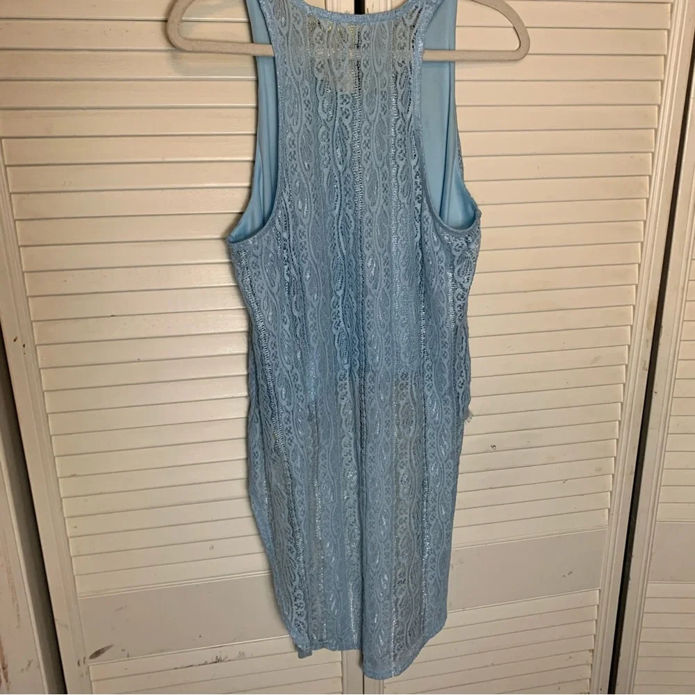 California Gypsy Hi Low Lace Top Size S - Picture 3 of 7